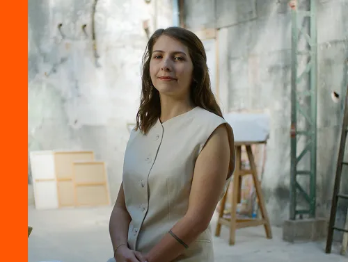 Portrait Kunstrestauratorin Julia Burgun