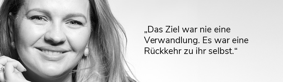Dr. Daria Voropai Zitat: "Das Ziel war nie eine Verwandlung. Es war eine Rückkehr zu ihr selbst."